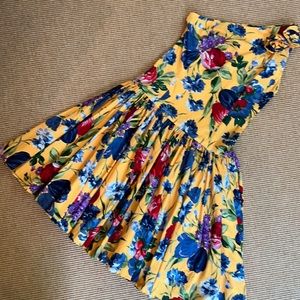 Georges Rech Paris One Shoulder Sun Dress M